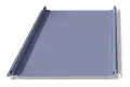 Panel metálico para techo preparado para sistema solar