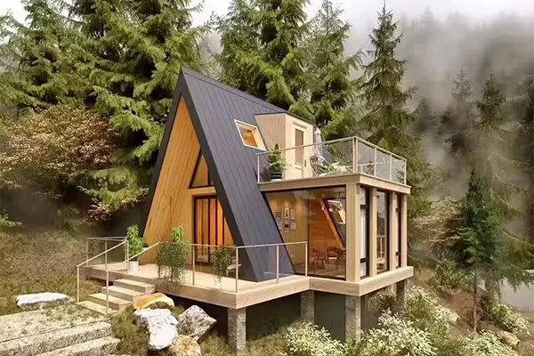 Cabañas prefabricadas de uso vacacional